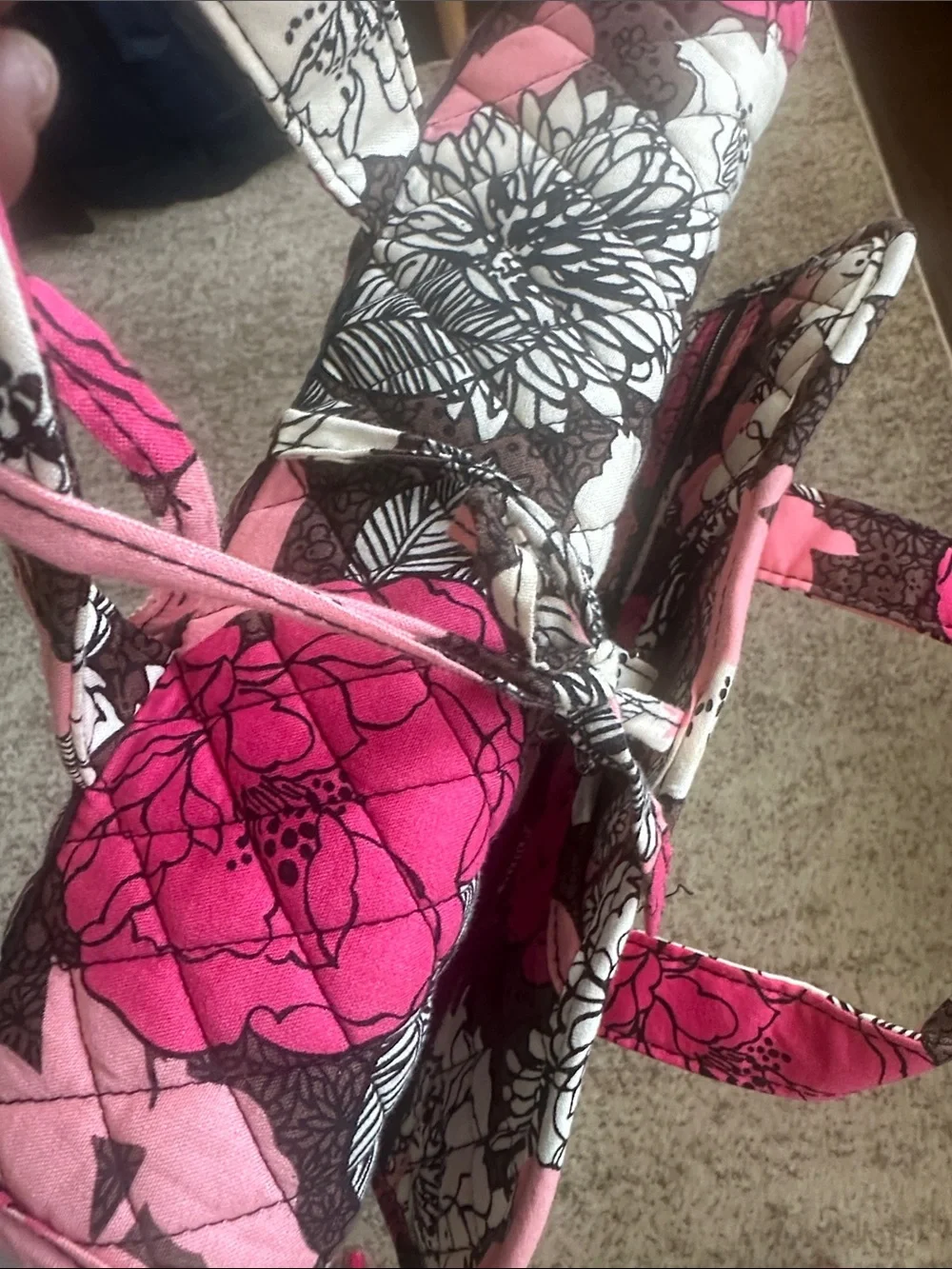 Vera Bradley pink white